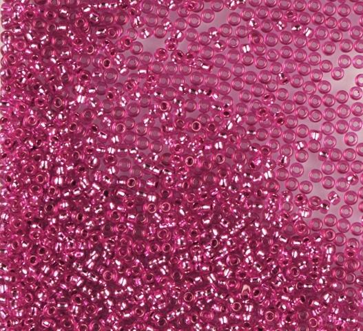*Margele de nisip Preciosa Ornela 10/0 19001/08298 Silver Lined Cherry — Imaginea 2