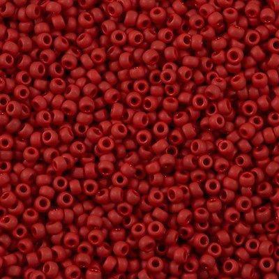 Margele Toho 11/0 0045F Opaque Frosted Pepper Red — Imaginea 1