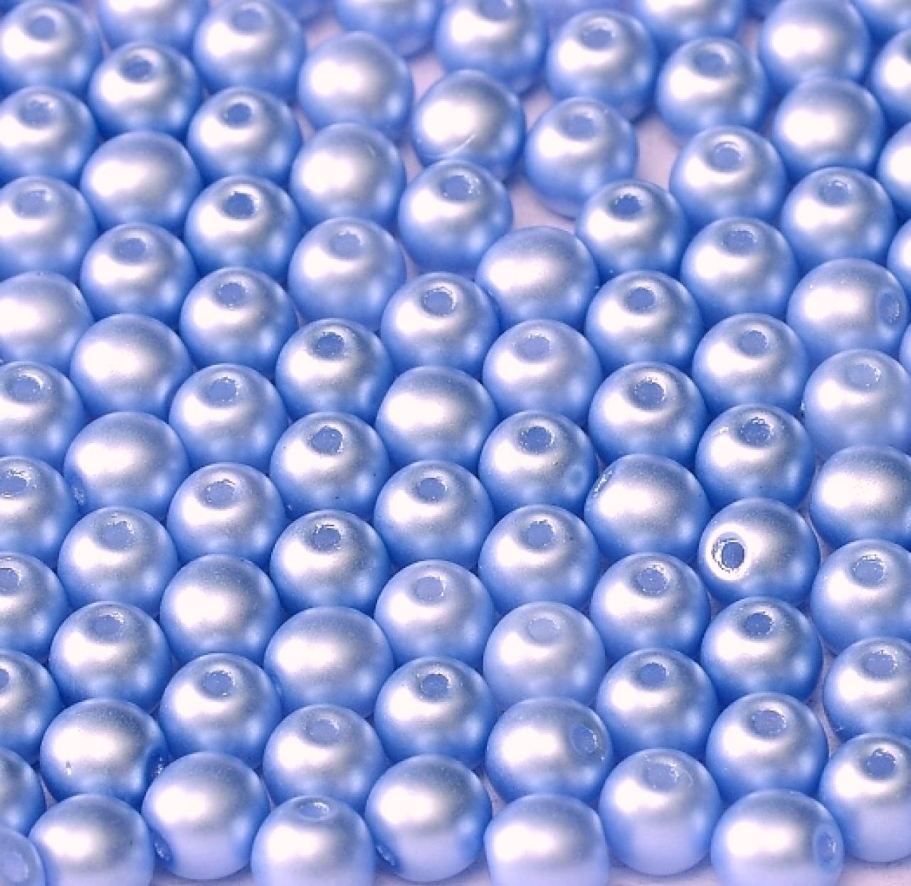 Margele Rotunde 4mm 25014/02010 Pastel Lt Sapphire