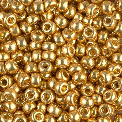 Margele de nisip Miyuki 6/0 4202 Duracoat Galvanized Gold — Imaginea 1