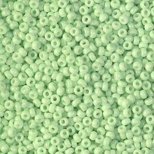 Margele de nisip Miyuki 11/0 3318 Opaque Light Mint — Imaginea 1