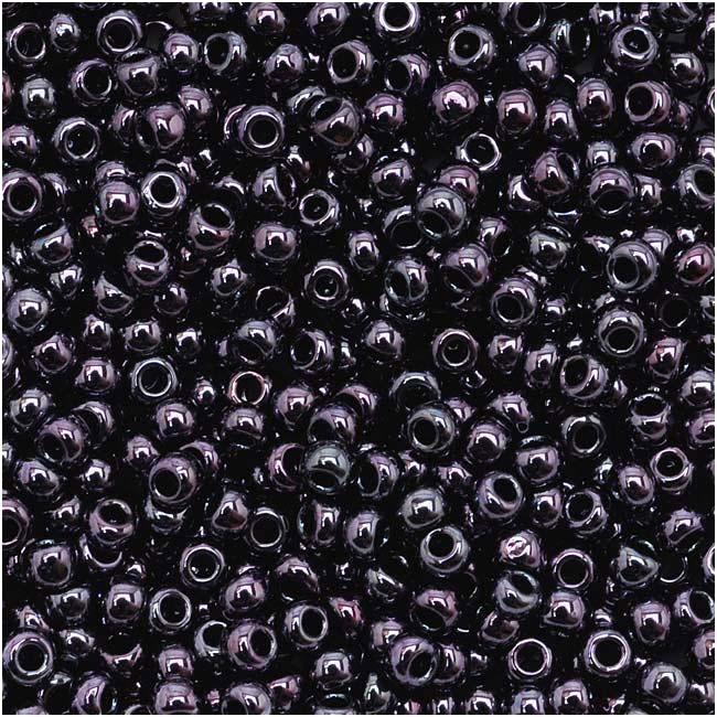 Margele Toho 15/0 0090 Metallic Amethyst Gunmetal — Imaginea 1