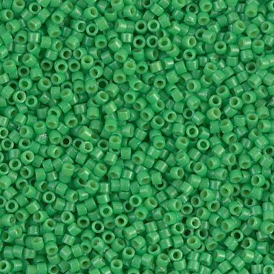 Delica 11/0 DB2126 Duracoat Opaque Fiji Green — Imaginea 1