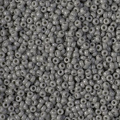 Margele de nisip Miyuki 11/0 0499 Opaque Falcon Grey — Imaginea 1