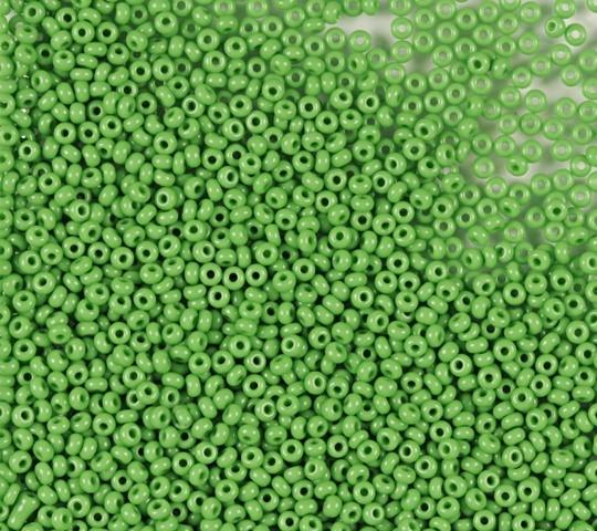50gr Preciosa 8/0 19001/53250 Op Green — Imaginea 1