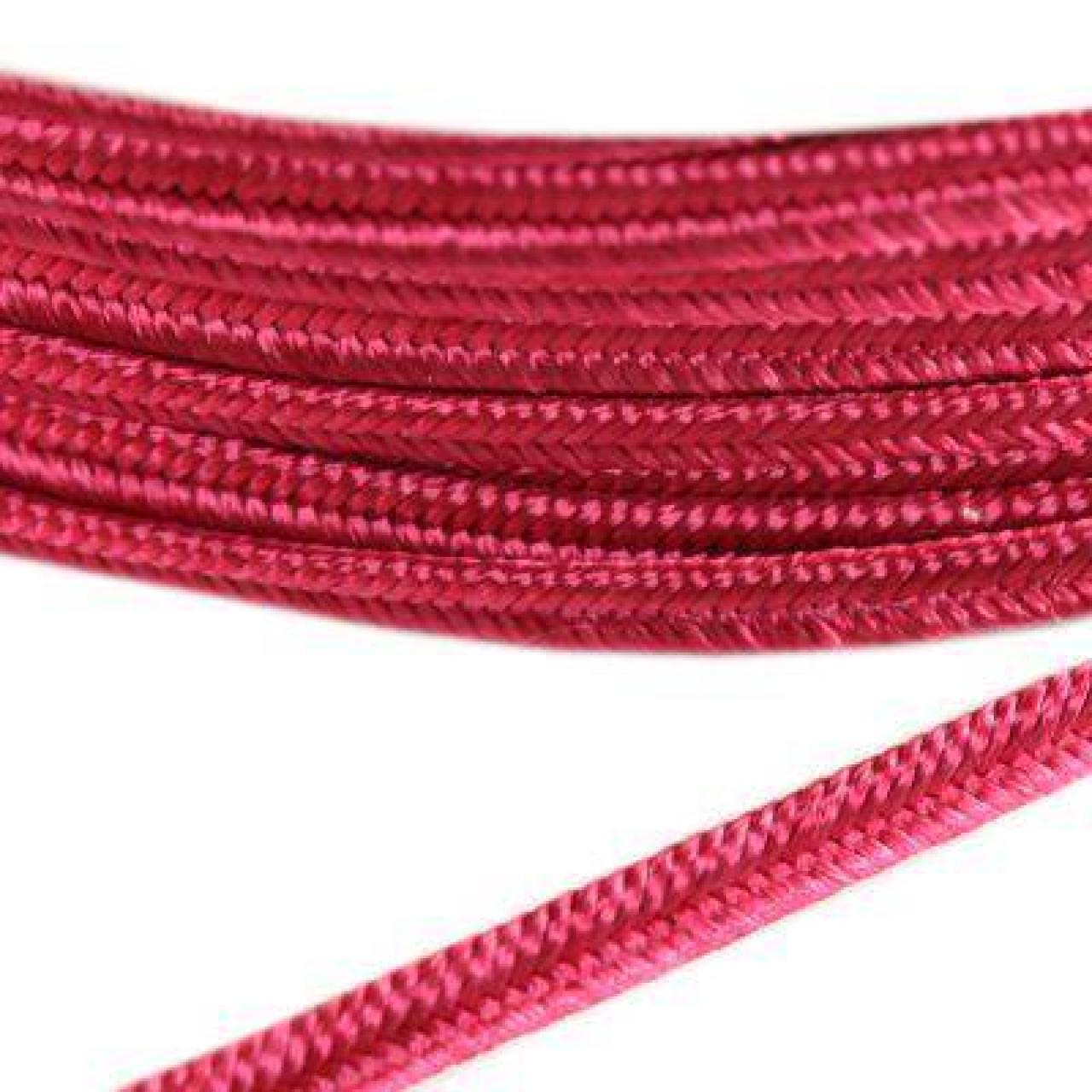 Fir Soutache roz inchis