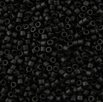 Delica 10/0 DB100310  Black Matted — Imaginea 1