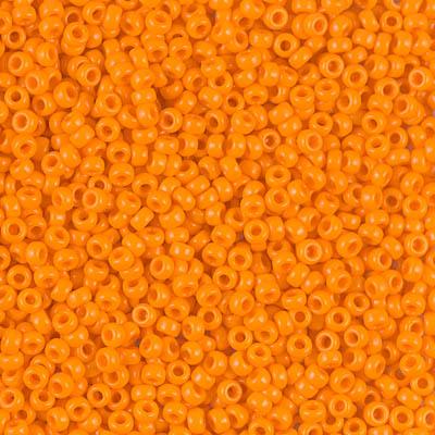 Margele de nisip Miyuki 11/0 0405 Opaque Tangerine — Imaginea 1