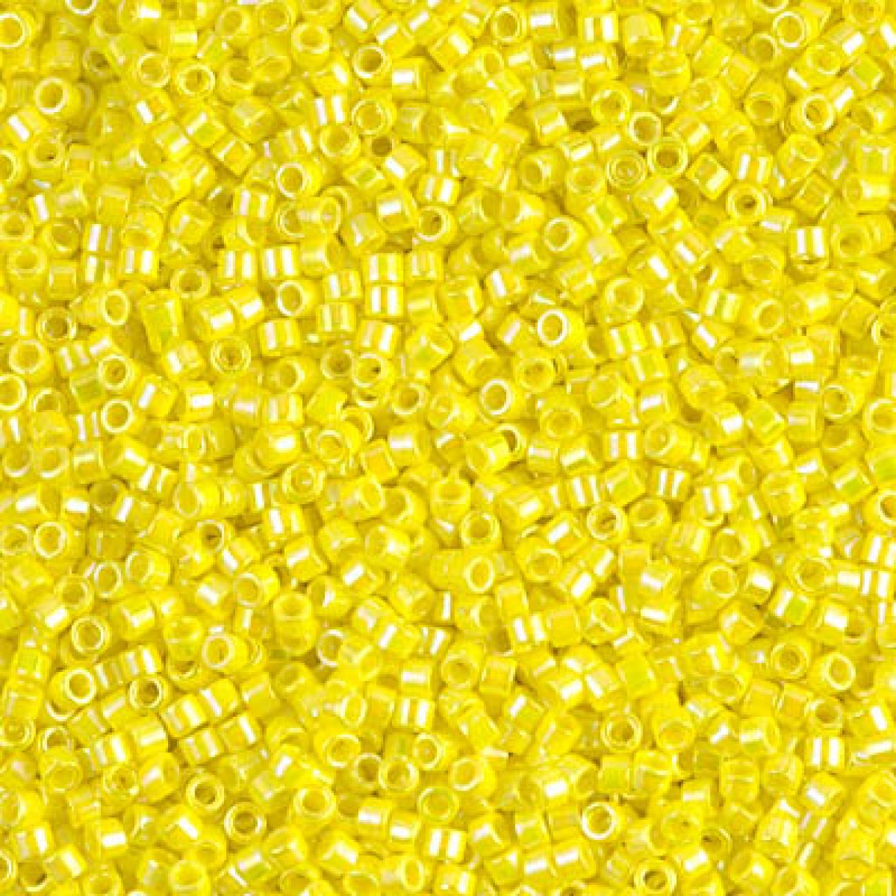 Delica 11/0 DB0160 Opaque Yellow AB