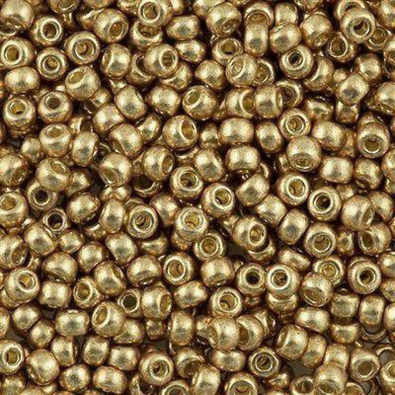 Margele de nisip Miyuki 15/0 5gr 4204 Duracoat Galvanized Champagne