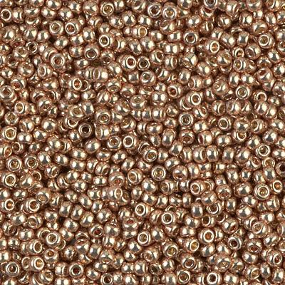 Margele de nisip Miyuki 11/0 4204 Duracoat Galvanized Champagne — Imaginea 1