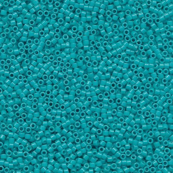 Delica 11/0 DB2130 Duracoat Opaque Dyed Underwater Blue — Imaginea 1