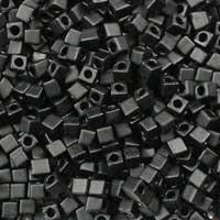 Miyuki Cube 1.8mm 0401F Black Matted — Imaginea 1