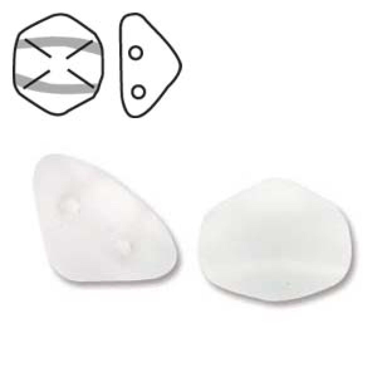 Pyramid Hex 12mm 00030/84100 Crystal Mat