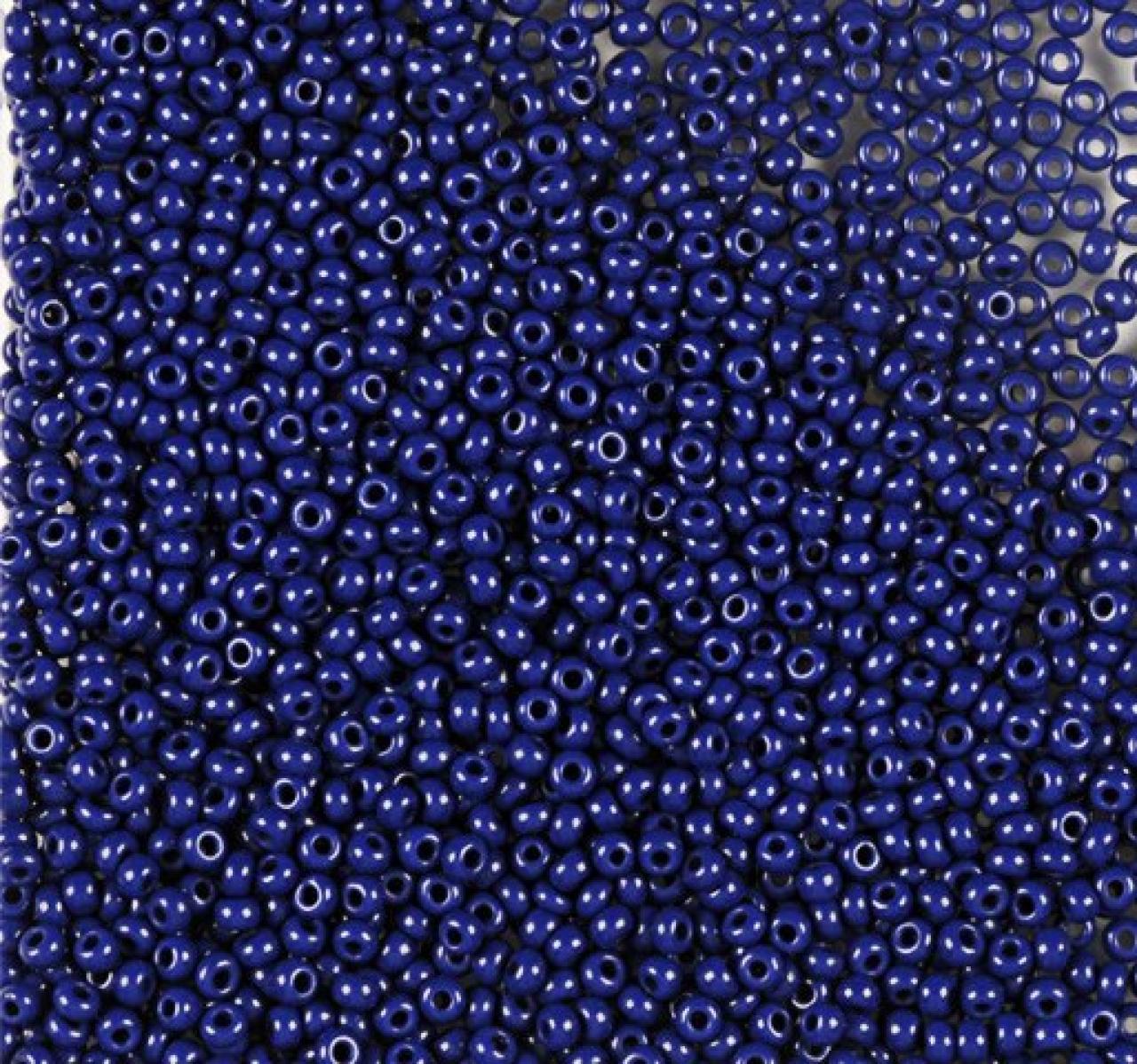 50gr Preciosa 6/0 19001/33070 Op Cobalt
