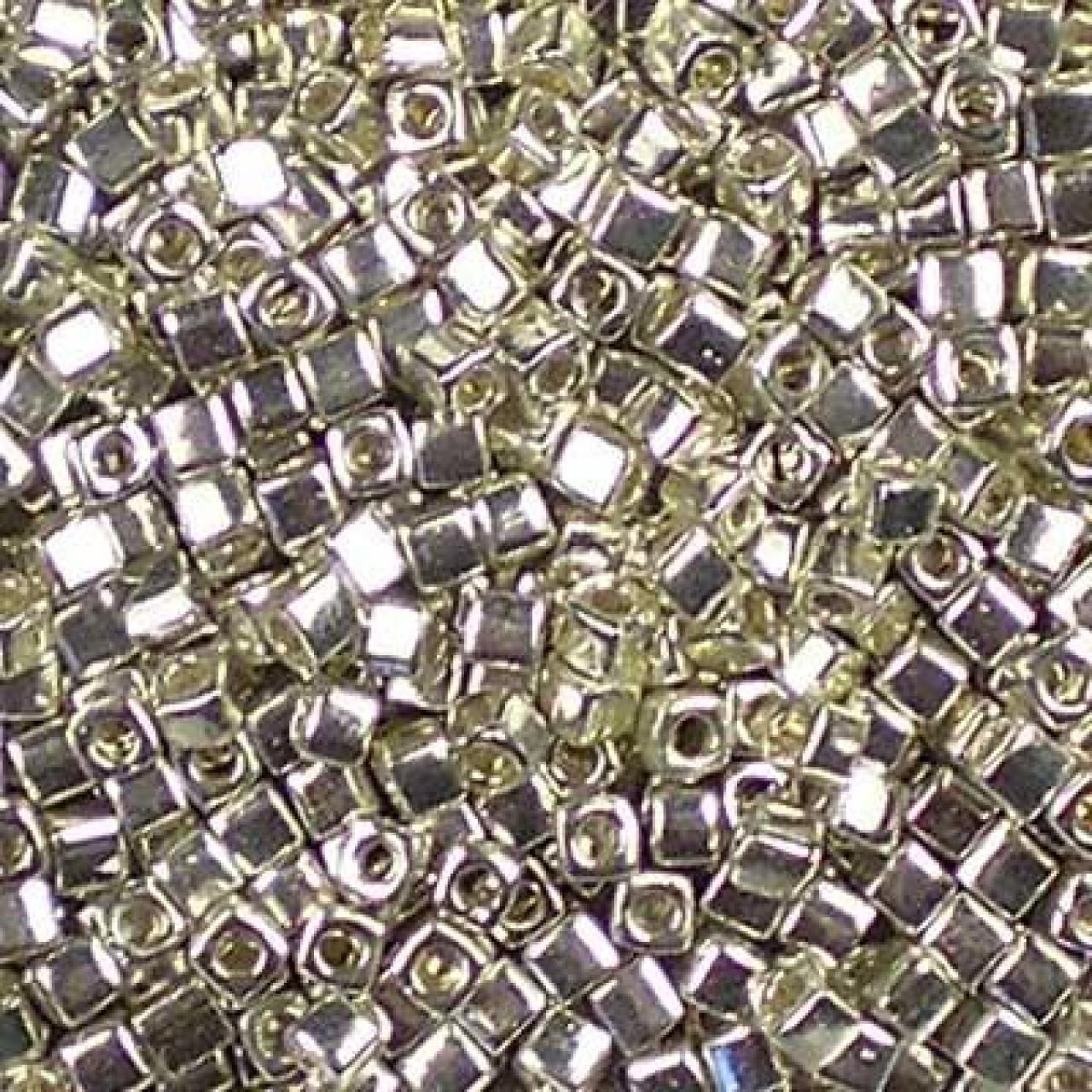 Miyuki Cube 1.8mm 1051 Galvanized Silver