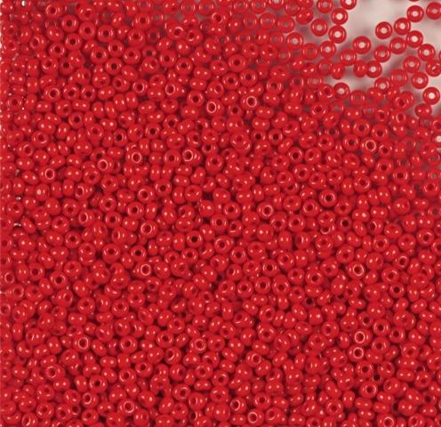 50gr Preciosa 13/0 19001/93190 Op Red — Imaginea 1