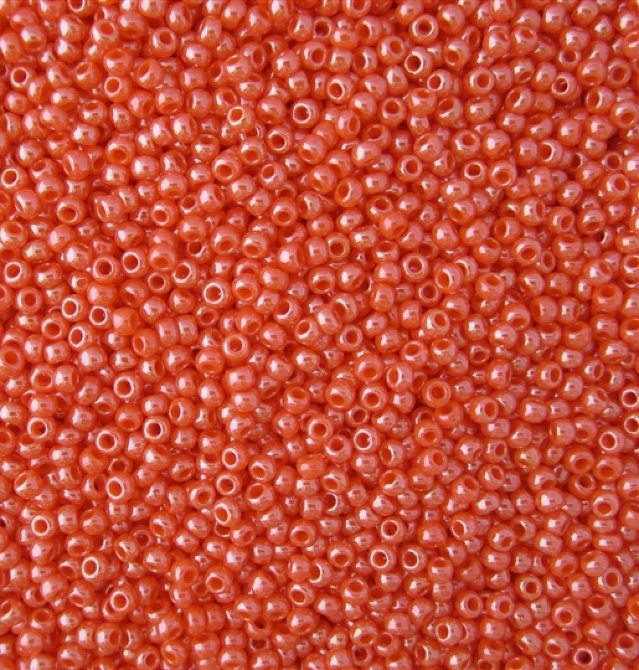 Margele Toho 11/0 0129 Opaque Lustered Pumpkin