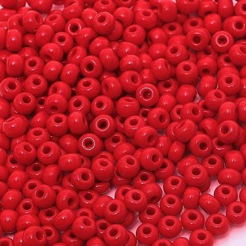 Margele de nisip Preciosa Ornela 8/0 19001/93170 Opaque Light Red — Imaginea 1