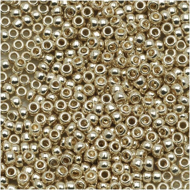 Margele Toho 6/0 PF558 Permanent Finish Galvanized Aluminium — Imaginea 1
