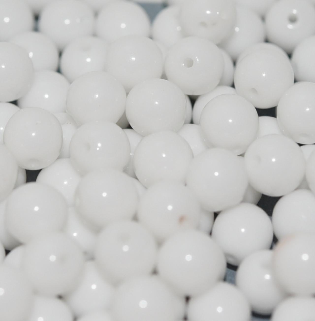 Margele Rotunde 6mm 03000 Chalk White