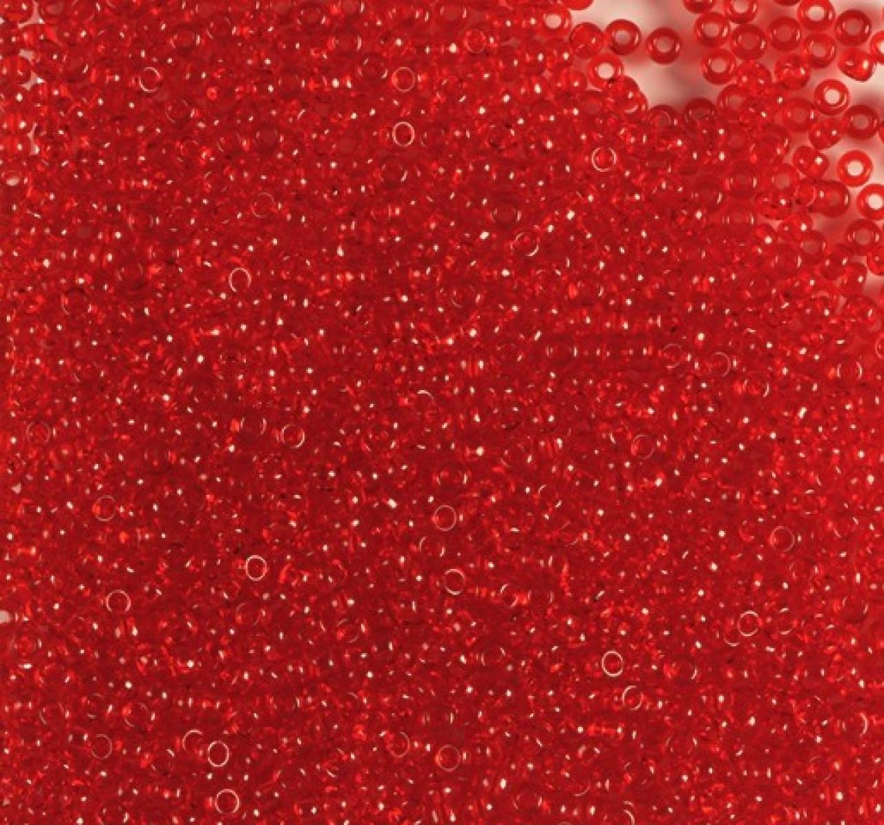50gr Preciosa 13/0 19001/90070 Transp Lt Red