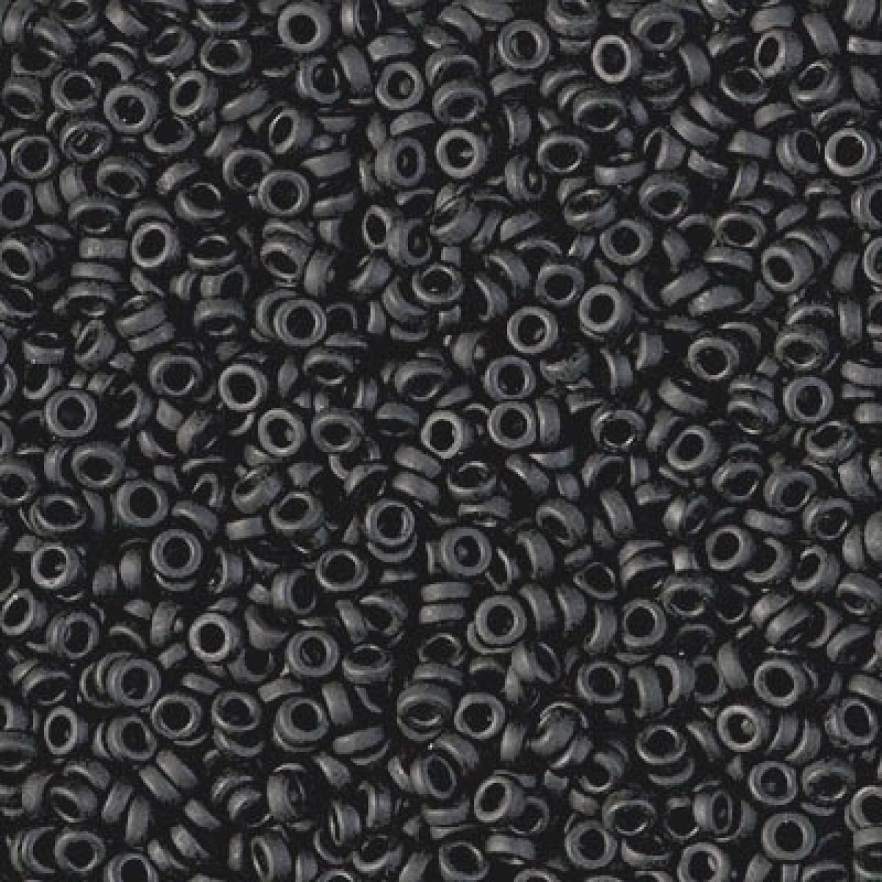 Miyuki Spacer 2,2x1 0401F Black Matted