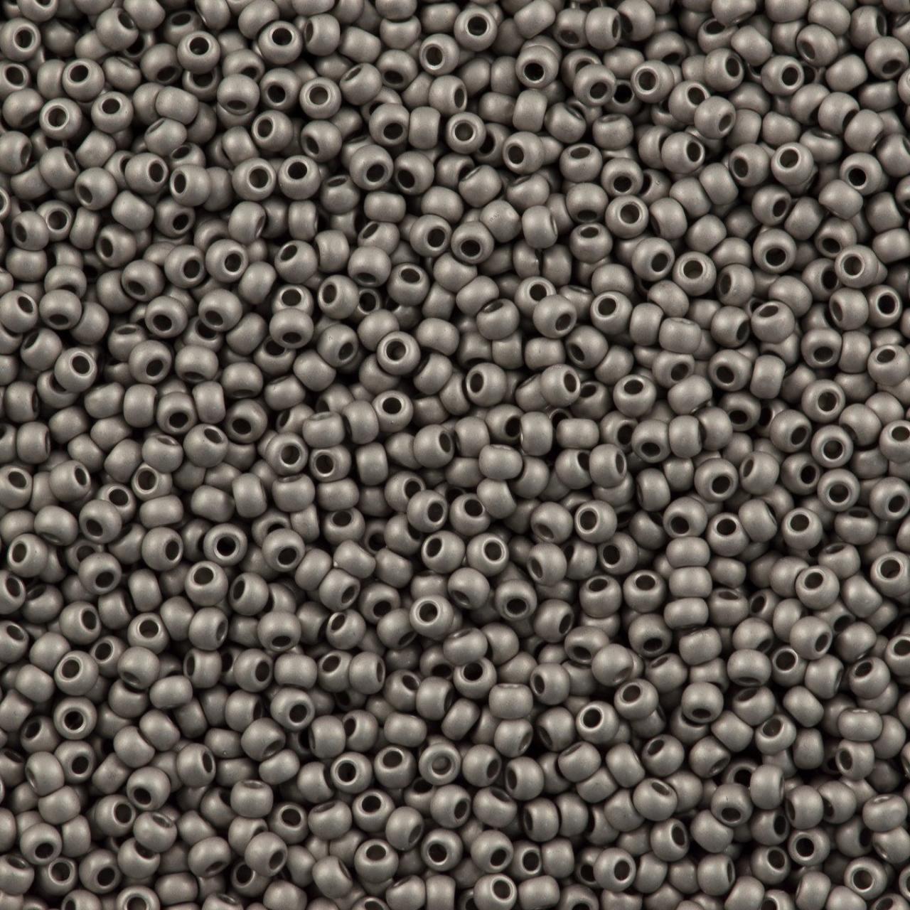Margele Toho 11/0 0566 Metallic Frosted Antique Silver