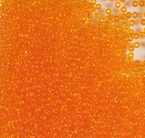 50gr Preciosa 13/0 19001/90000 Transp Lt Orange — Imaginea 1