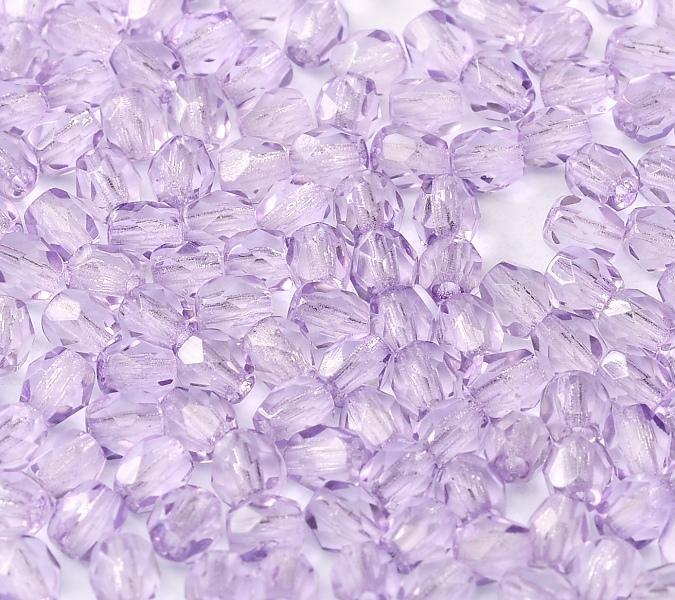 Margele Cehesti Fire-Polish 3mm 00030/26236 Crystal Mauve — Imaginea 1