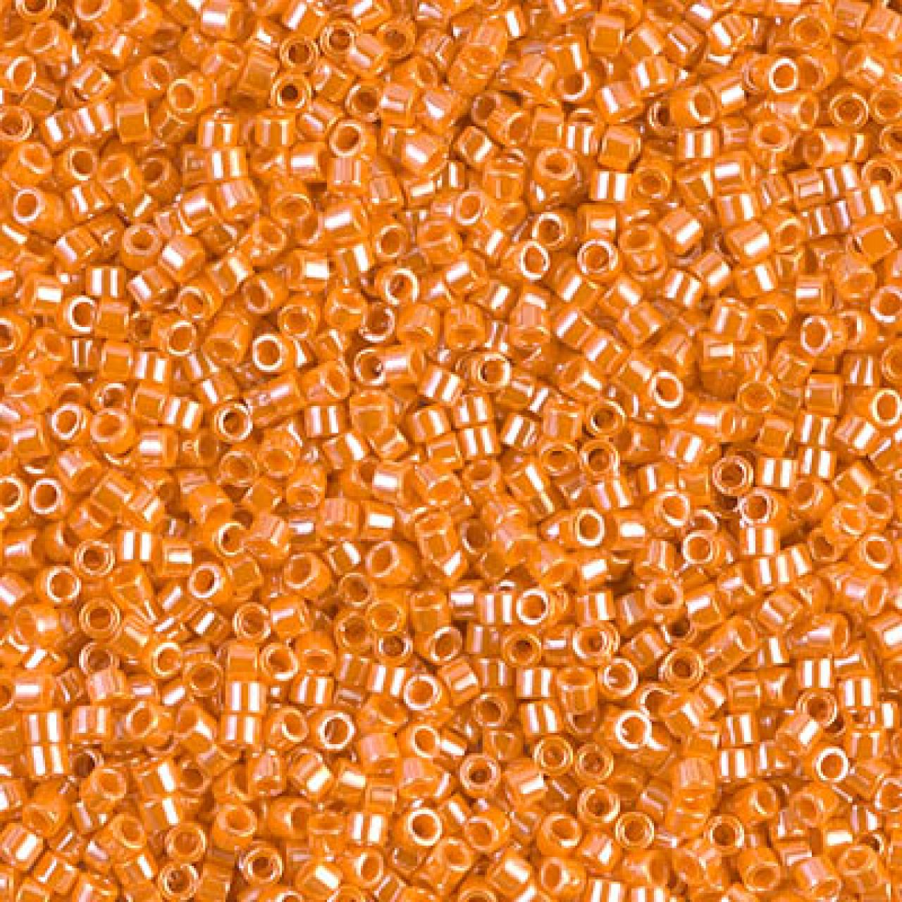 Delica 11/0 DB1563 Opaque Mandarin Luster