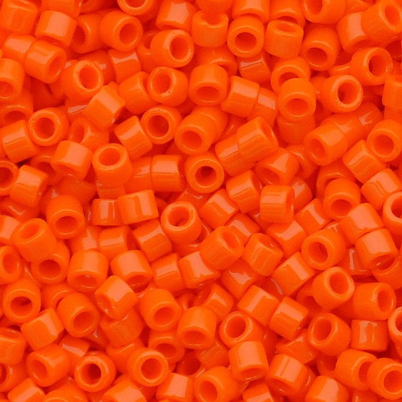 Delica 10/0 DB100722 Opaque Orange