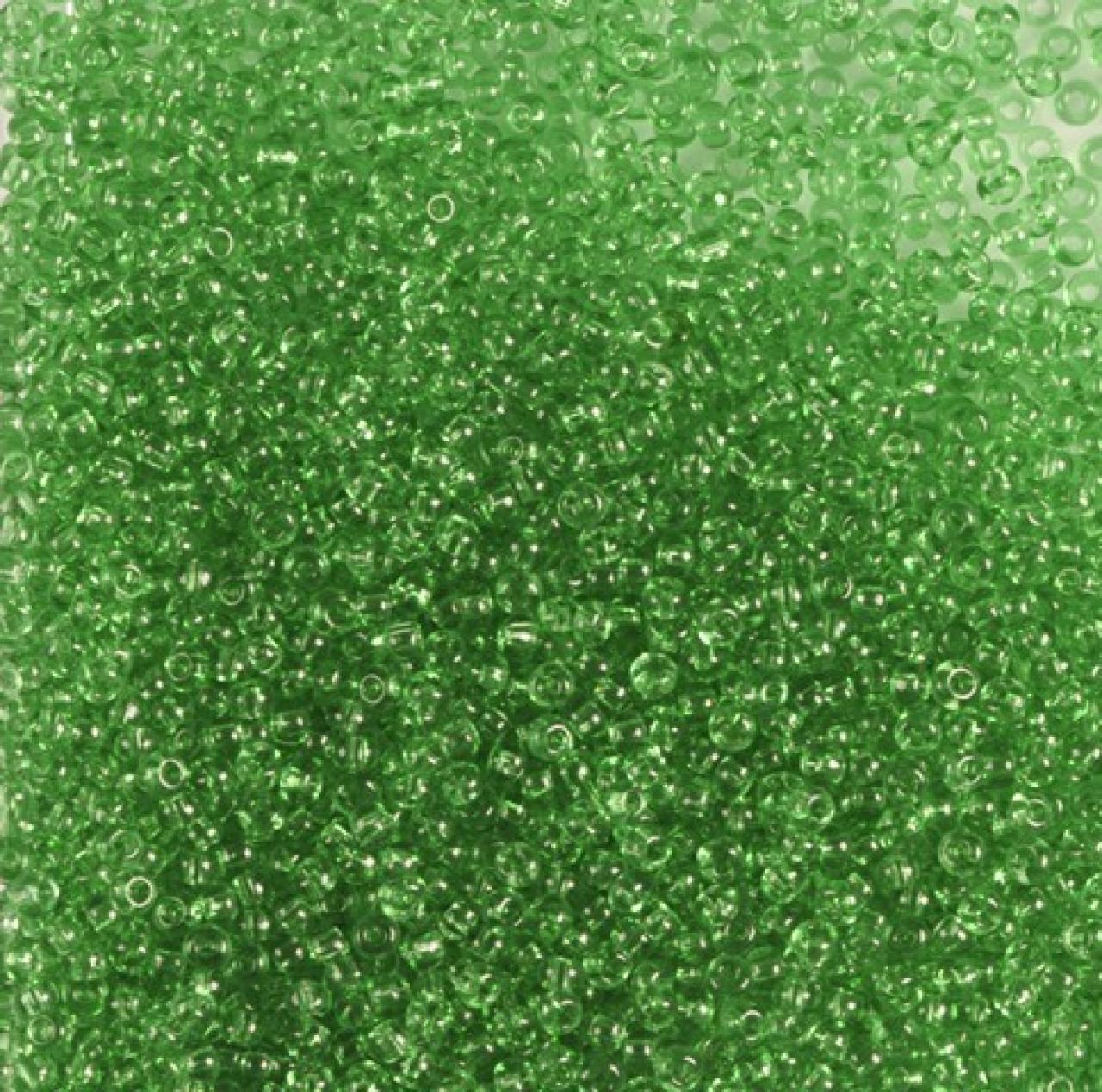50gr Preciosa 13/0 19001/50100 Transp Lt Green