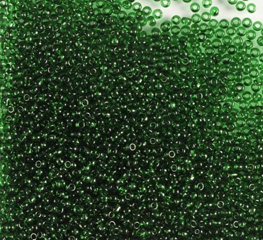 50gr Preciosa 13/0 19001/50060 Transp Green — Imaginea 1