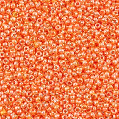 Margele de nisip Miyuki 11/0 0423 Opaque Lt Orange Luster — Imaginea 1