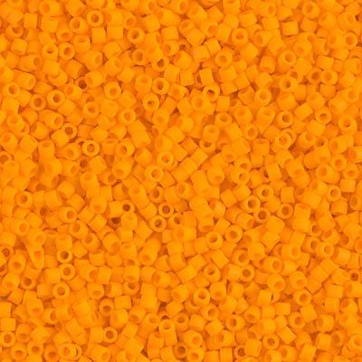 Delica 11/0 DB1583 Opaque Matte Mandarin — Imaginea 1
