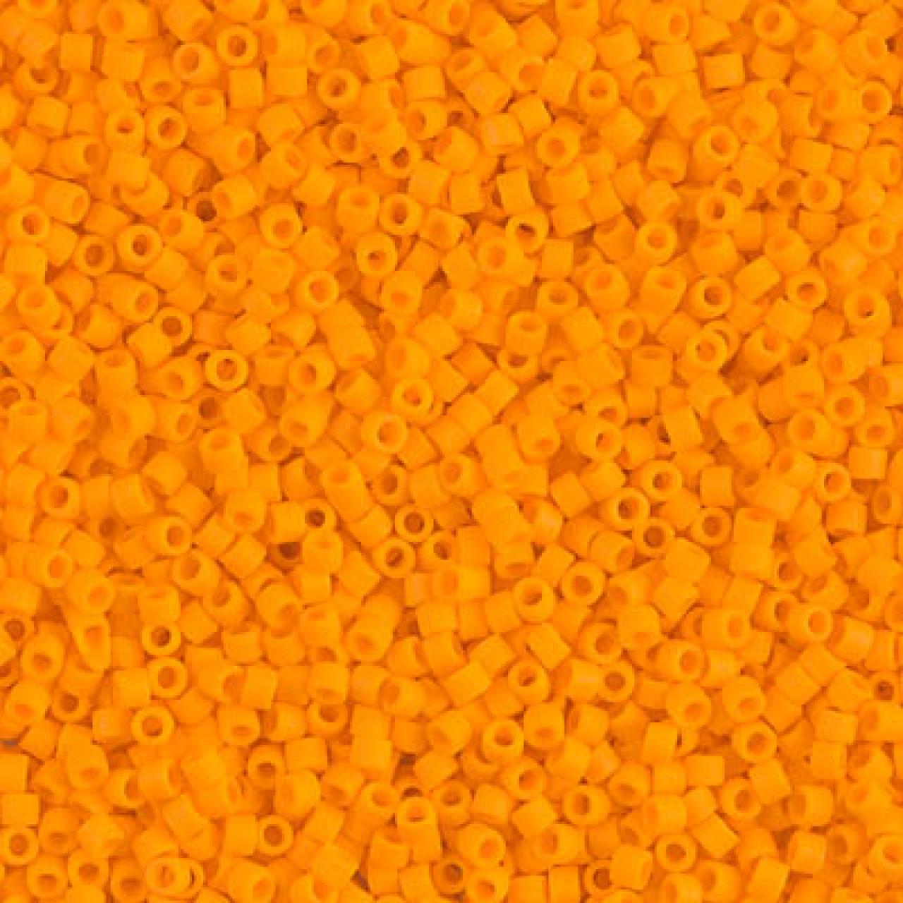 Delica 11/0 DB1583 Opaque Matte Mandarin