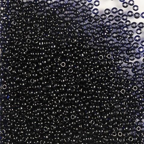 50gr Preciosa 13/0 19001/30110 Transp Navy Blue — Imaginea 1