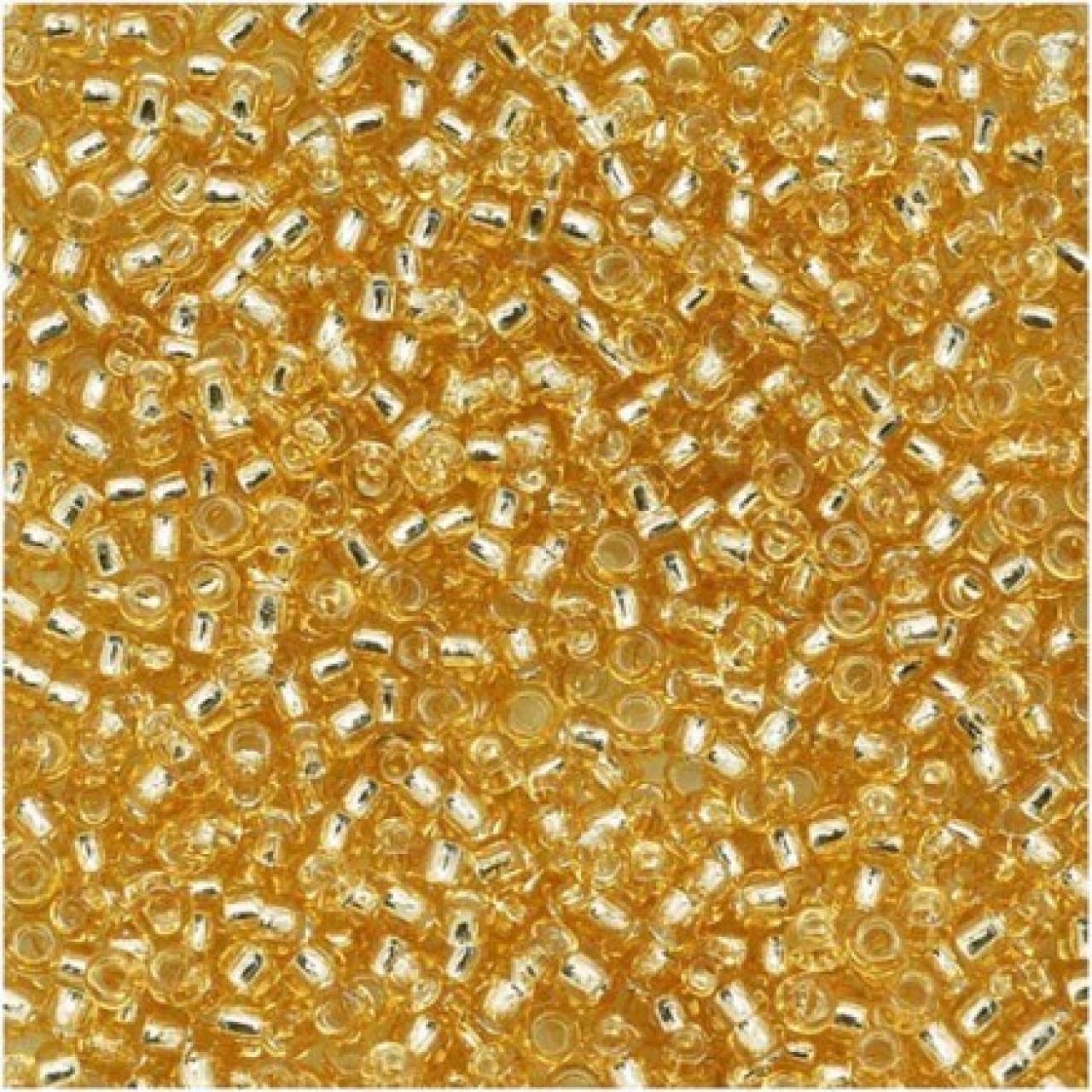 Margele Toho 15/0 0022 Silver Lined Lt Topaz