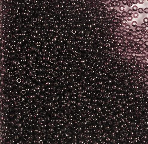 50gr Preciosa 13/0 19001/20080 Transp Dk Mauve — Imaginea 1