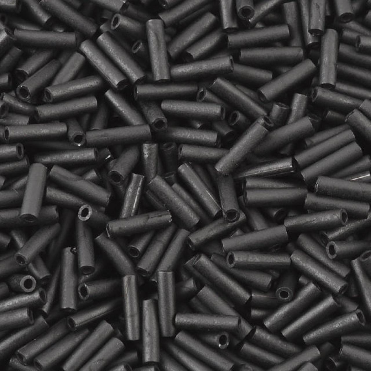 Miyuki Bugle 6mm 0401F Black Matted