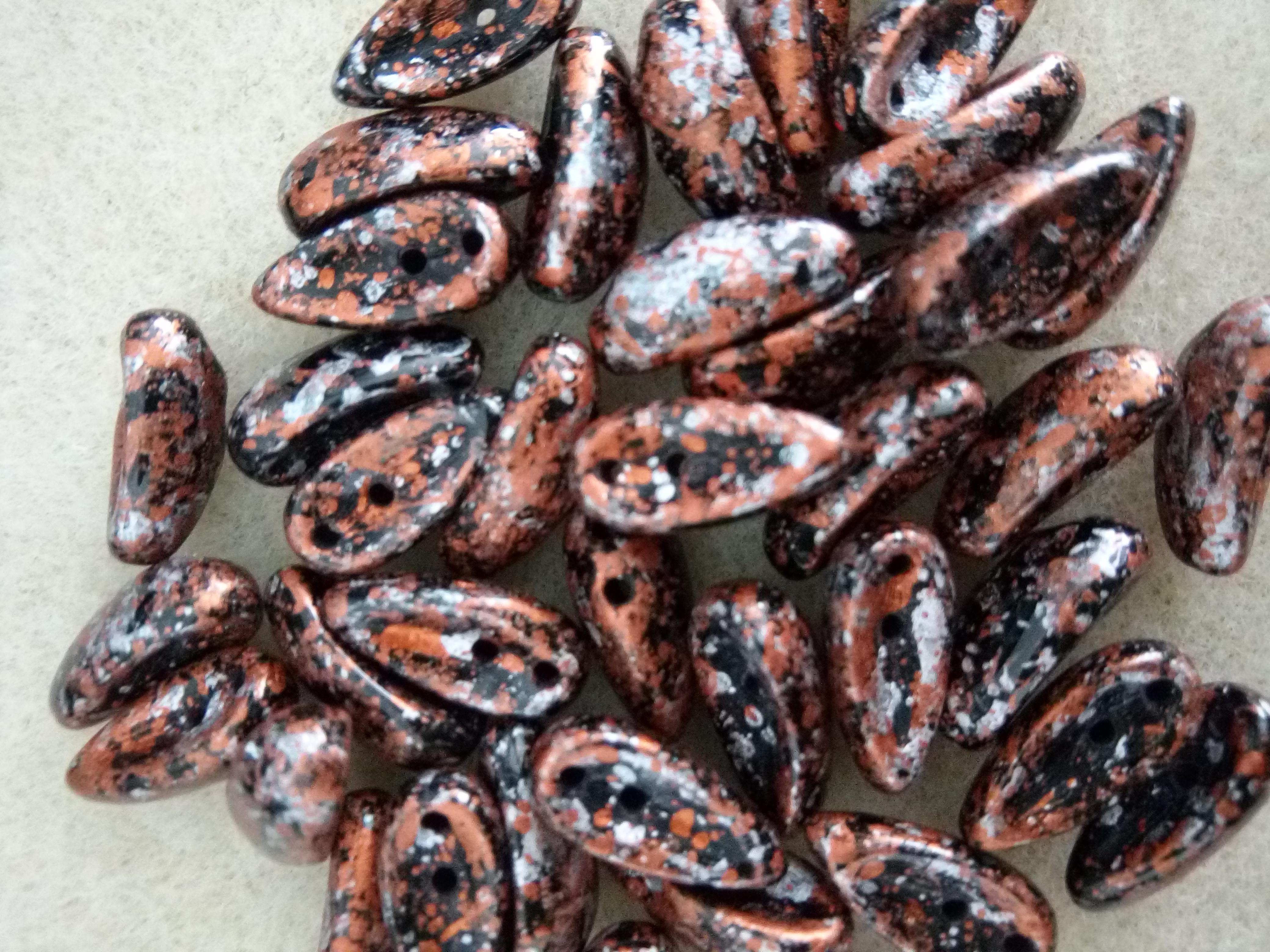 Margele Chilli 23980/45703 Picasso Copper Silver Black — Imaginea 1