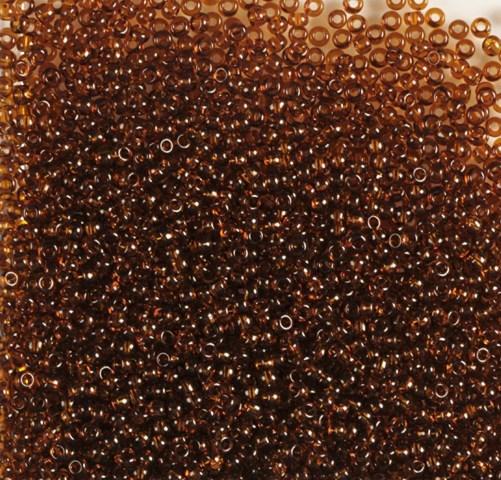 50gr Preciosa 13/0 19001/10110 Transp Dk Brown — Imaginea 1