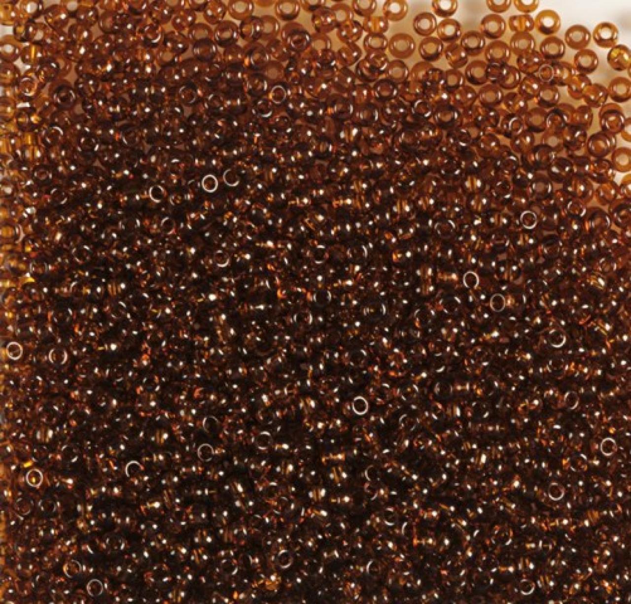 50gr Preciosa 13/0 19001/10110 Transp Dk Brown