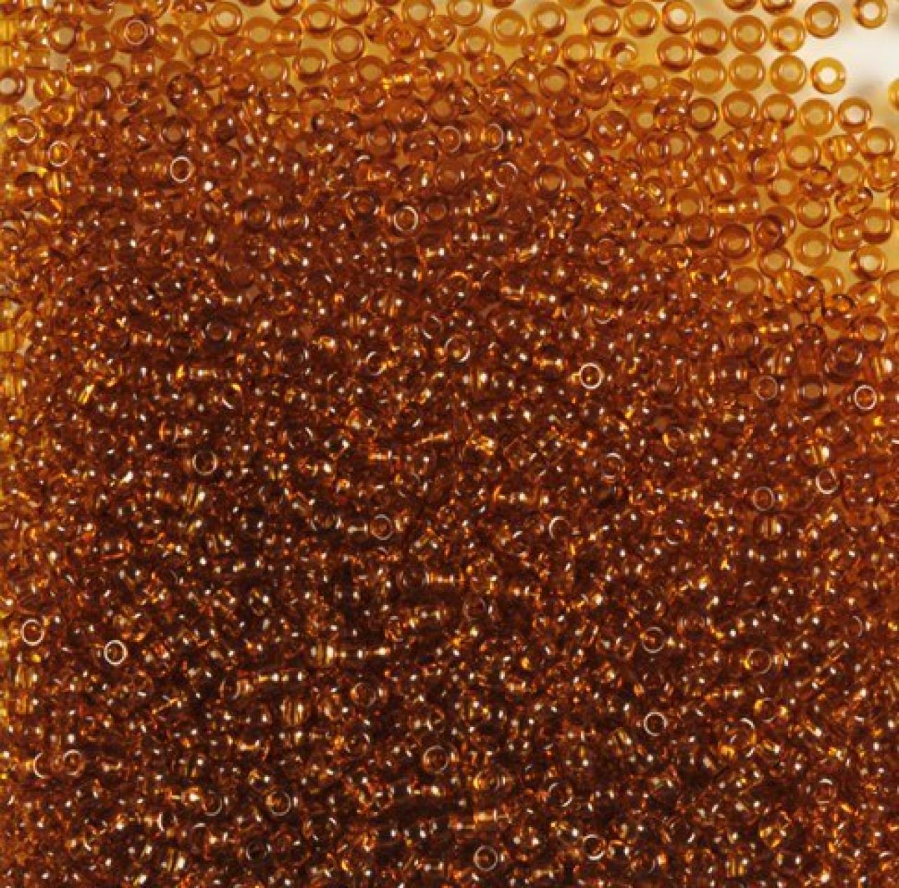 50gr Preciosa 13/0 19001/10090 Transp Dk Topaz