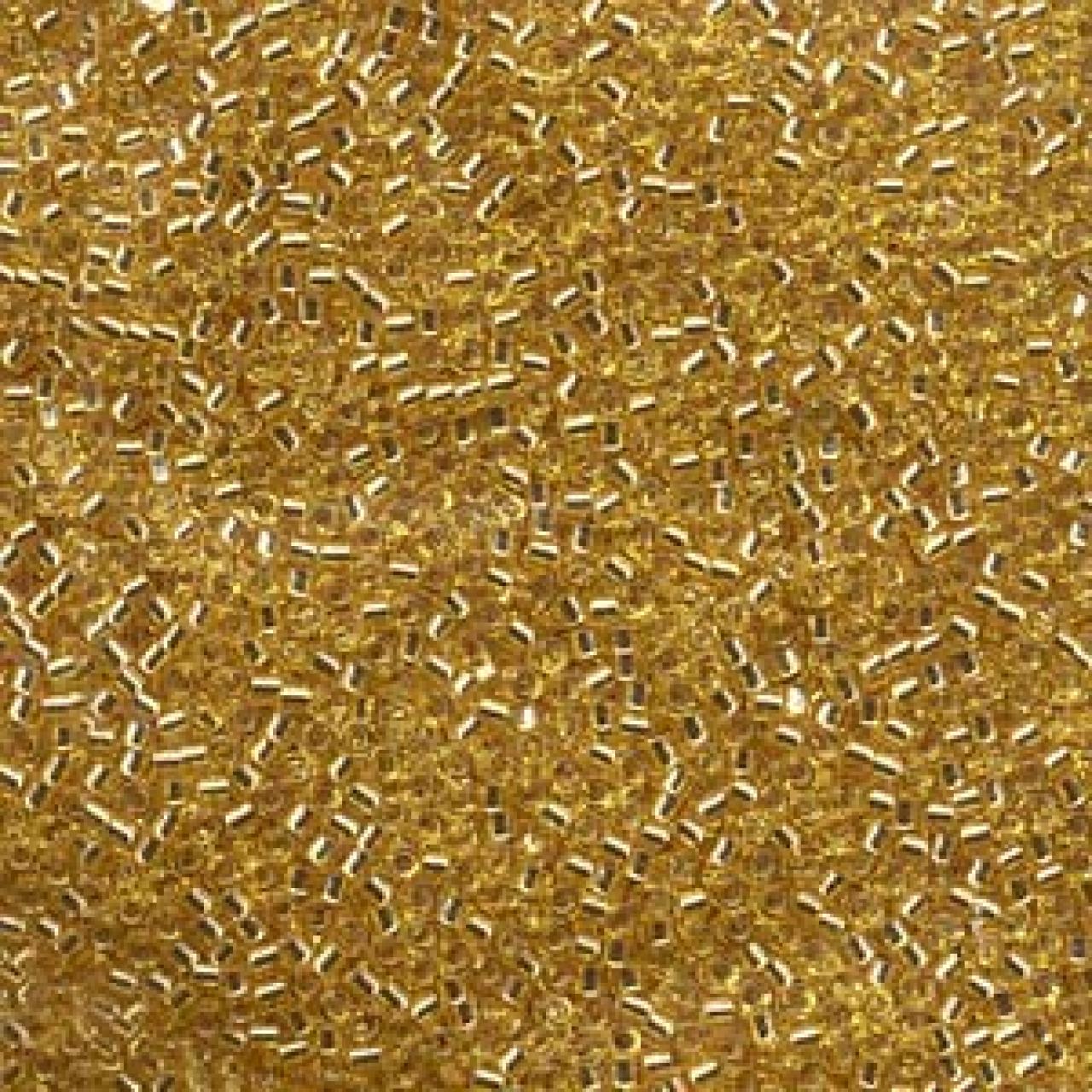 Delica Hexcut 11/0 DBC0042 Silver Lined Gold