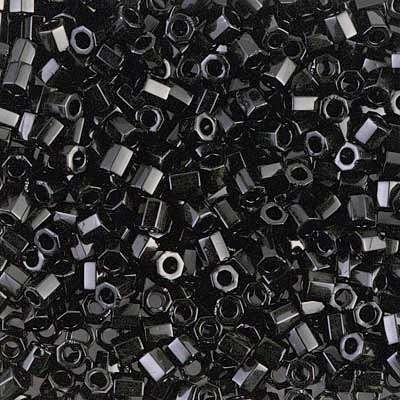 Delica Hexcut 11/0 DBC0010 Black — Imaginea 1