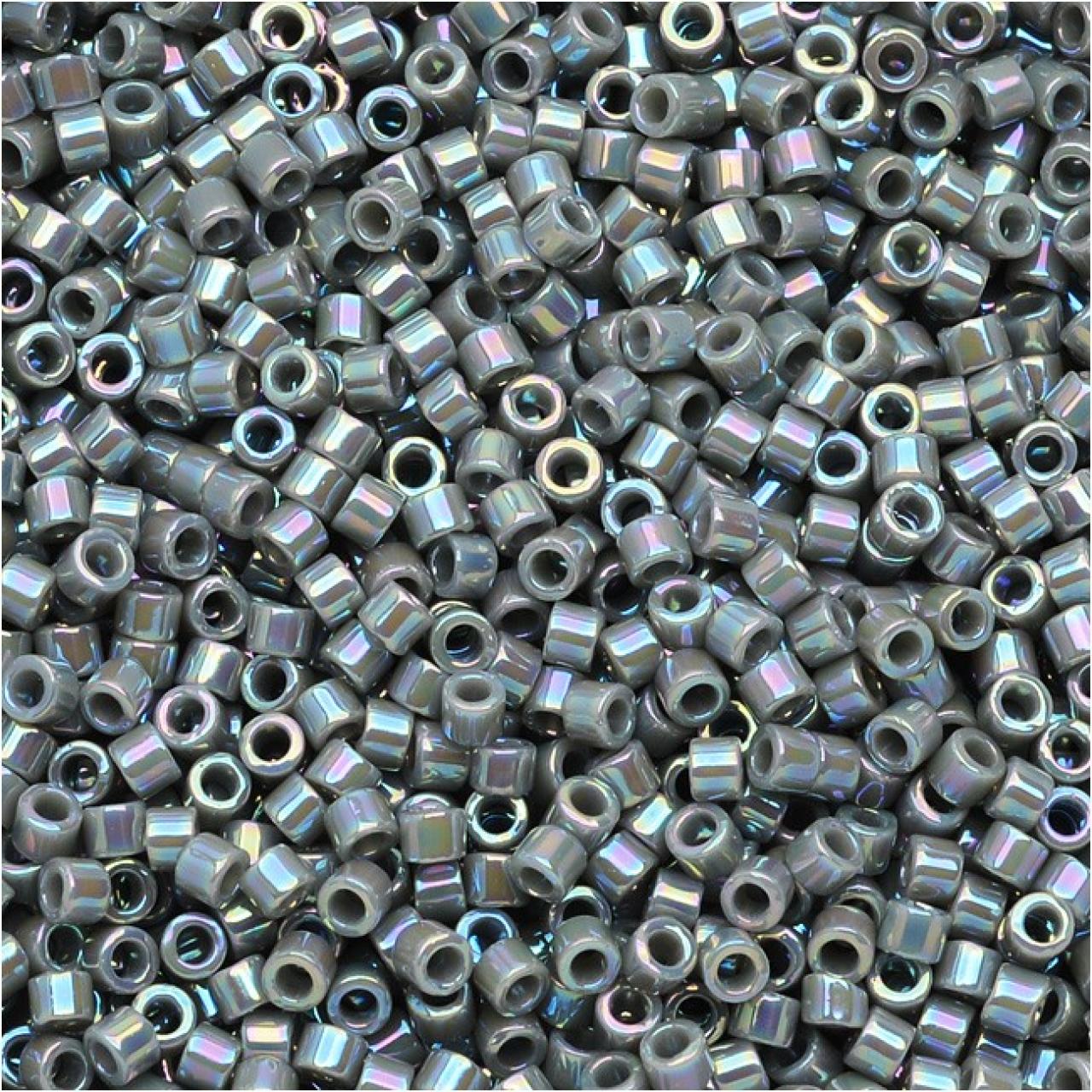 Delica 11/0 DB0168 Opaque Grey AB