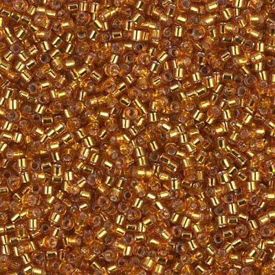 Delica 11/0 DB1201 Silverlined Marigold — Imaginea 1