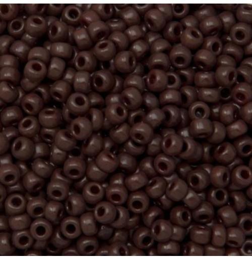 Margele de nisip Miyuki 8/0 0409 Opaque Chocolate — Imaginea 1